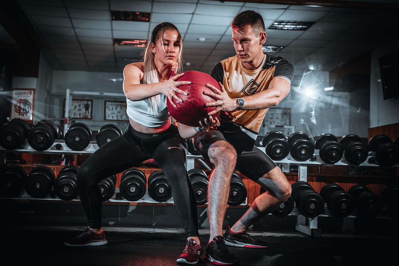 Krafttraining mit Medizinball